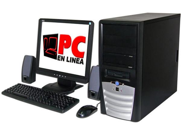 Computadora PC en Línea Pentium IV LCD Color Negra,
Procesador Intel Pentium IV a 3.2Ghz, 512MB en RAM, 
D.D. 160GB, DVD±R/RW 18X, Monitor LCD 17pds, 
Red 10/100, Video 3D, Bocinas, Teclado y Mouse.
