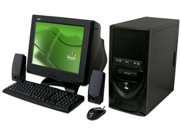 Computadora PC en Línea AMD Athlon LE,
Procesador AMD Athlon 64 LE-1600 a 2.2GHz,
512MB en RAM, D.D. 80GB, DVD±R/RW 18X,
Monitor 17pds SVGA, Red 10/100,
Video 3D, Bocinas, Teclado y Mouse,
Windows XP Home