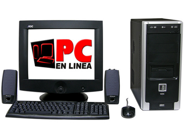 Computadora PC en Línea DD3000,
Procesador AMD Sempron 3000+,
512MB en RAM, D.D. 80GB, DVD±R/RW 18X,
Monitor 17pds SVGA, Red 10/100,
Video 3D, Bocinas, Teclado y Mouse.