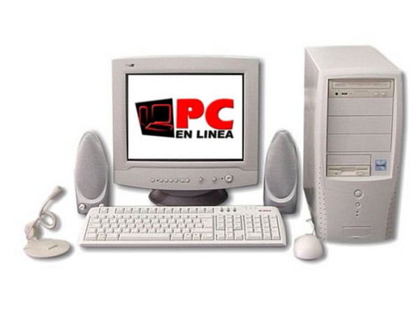 Computadora PC en Linea, Pentium 4 a 1.8Ghz 512Kb en Cache, 
Disco Duro de 40GB a 7200RPM, 256Mb en Memoria RAM, 
Unidad CD-ROM AOpen de 52x,
Integrado: Video, Sonido, Modem 56K y RED 10/100Mbps,
Monitor de 15 pds, Bocinas, Microfono, Teclado y Mouse