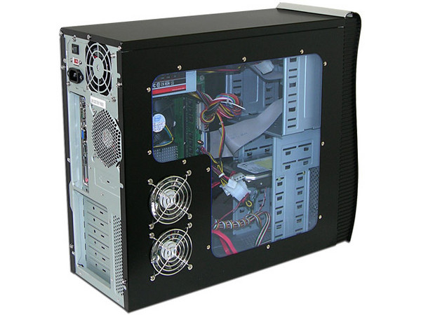 Computadora PC en Línea Gamer,
Procesador Intel Core 2 Duo E4400 a 2.0 GHz,
Memoria 2GB DDR2, D.D.160GB SATA II, DVD±R/RW,
Monitor LCD 19