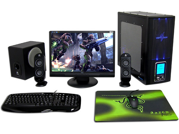 Computadora PC en Línea Gamer,
Procesador AMD Athlon 64 X2 5200+ a 2.6GHz,
Memoria 2GB DDR2, D.D.160GB SATA II, DVD±R/RW SATA,
LCD 19