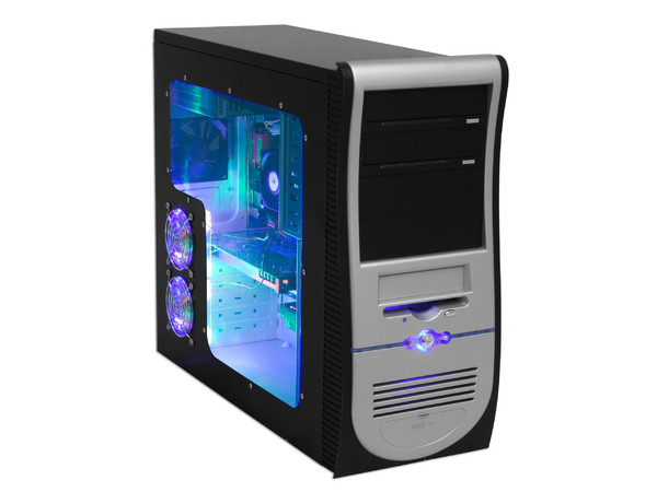 Computadora PC en Línea Gamer Basic,
Procesador AMD Athlon X2 7750, BlackEdition a 2.7GHz,
Memoria 2GB DDR2, D.D. 320GB SATA II,
Video NVIDIA GeForce 9600 512MB DDR3,
DVD±R/RW, Teclado, Mouse y Gamepad.
