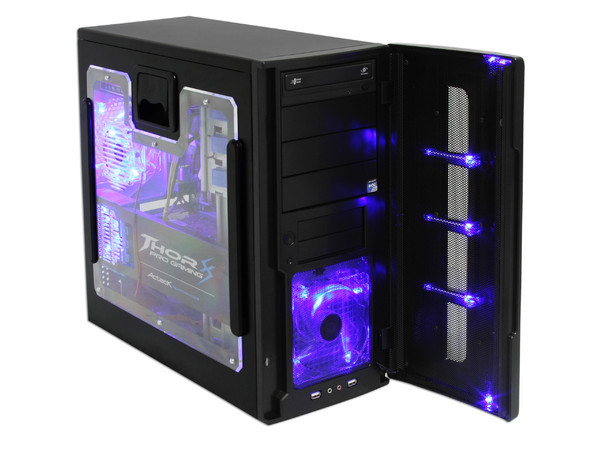 Computadora PC en Línea Gamer Plus Nvidia,
Procesador Intel Core 2 Duo E8400 a 3.0GHz,
Memoria Corsair 4GB 1066MHz DDR2, D.D. 320GB,
Video NVIDIA GeForce GTS250 1GB DDR3,
DVD±R/RW, Teclado y Mouse.