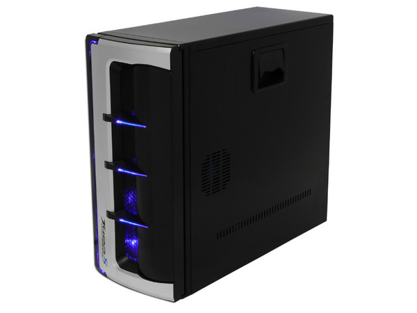Computadora PC en Línea Gamer Plus Nvidia,
Procesador Intel Core 2 Duo E8400 a 3.0GHz,
Memoria Corsair 4GB 1066MHz DDR2, D.D. 320GB,
Video NVIDIA GeForce GTS250 1GB DDR3,
DVD±R/RW, Teclado y Mouse.