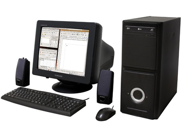Computadora PCEL L430UB,
Procesador Intel Celeron 430 a 1.8GHz,
Memoria 1GB DDR2, D.D. 80GB, DVD±R/RW 22X,
Monitor CRT 17pds, Red 10/100,
Video, Bocinas, Teclado y Mouse,
Sistema Operativo Linux Ubuntu