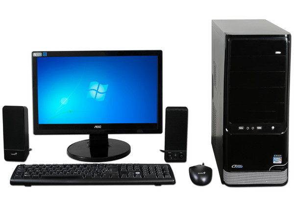 Computadora PCEL L437,
Procesador Intel Celeron 430 a 1.8GHz,
Memoria 1GB DDR2, D.D. 160GB, DVD±R/RW 22X,
Monitor LCD 15.6
