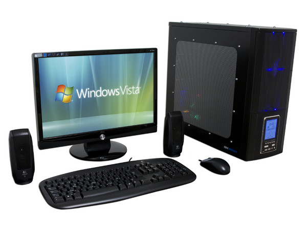 Computadora PCEL g460
Procesador Intel Core 2 Duo E4600 a 2.4GHz,
Memoria 2GB DDR2, D.D. 500GB, DVD±R/RW 20X,
Monitor LCD 19pds, Red 10/100,
Video 9400GT, Bocinas, Teclado y Mouse,
Windows Vista Home Basic