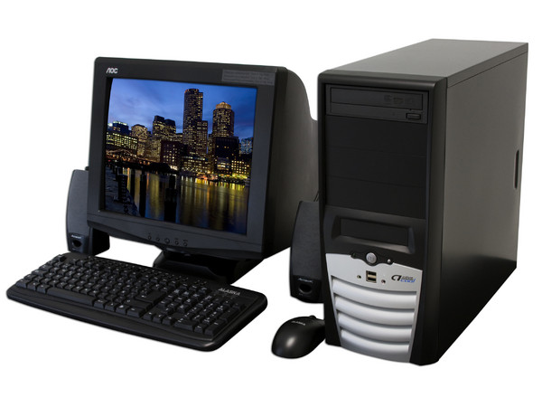 Computadora PCEL h410,
Procesador Intel Celeron 430 a 1.8GHz,
512MB en RAM, D.D. 80GB, DVD±R/RW 18X,
Monitor 17pds SVGA, Red 10/100,
Video 3D, Bocinas, Teclado y Mouse