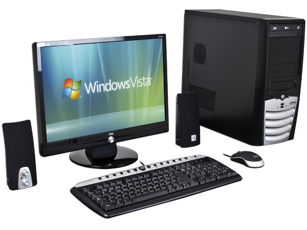 Computadora PCEL n460,
Procesador AMD Athlon 64 X2 4800+ a 2.5GHz,
Memoria 1GB DDR2, D.D. 250GB, DVD±R/RW 20X,
Monitor LCD 19pds, Red 10/100,
Video, Bocinas, Teclado y Mouse,
Windows Vista Home Basic