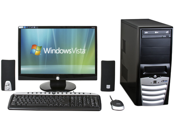 Computadora PCEL n480,
Procesador Intel Dual Core E2180 a 2.0GHz,
Memoria 1GB DDR2, D.D. 250GB, DVD±R/RW,
Monitor LCD 19pds, Red,
Video, Bocinas, Teclado y Mouse,
Windows Vista Home Basic