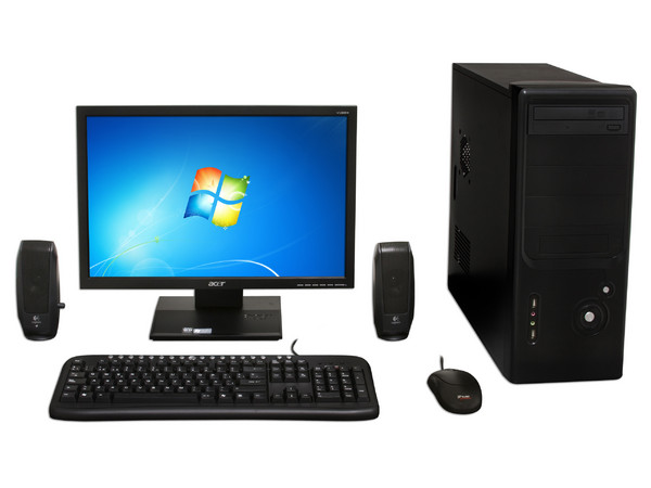 Computadora PCEL n680
Procesador Intel Core 2 Duo E7500 a 2.93 GHz,
Memoria 2GB DDR2, D.D. 400GB, DVD±R/RW 20X,
Monitor LCD 19pds, Red 10/100,
Video, Bocinas, Teclado y Mouse,
Windows 7 Home Premium
