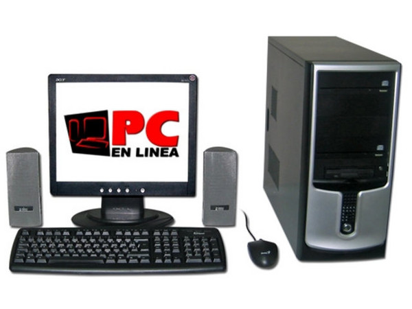 Computadora PC en Línea AMD Sempron 64 LCD,
Procesador AMD Sempron 64 2600+, 1.6 Ghz,
256Mb en RAM, D.D. 40GB, Unidad DVD±R/RW 16X,
Monitor LCD 15pds, Modem56k, Red 10/100,
Video 3D, Bocinas, Teclado y Mouse.
