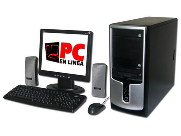 Computadora PC en Línea AMD Sempron 64 LCD,
Procesador AMD Sempron 64 2600+, 1.6 Ghz,
256Mb en RAM, D.D. 40GB, Unidad DVD±R/RW 16X,
Monitor LCD 15pds, Modem56k, Red 10/100,
Video 3D, Bocinas, Teclado y Mouse.