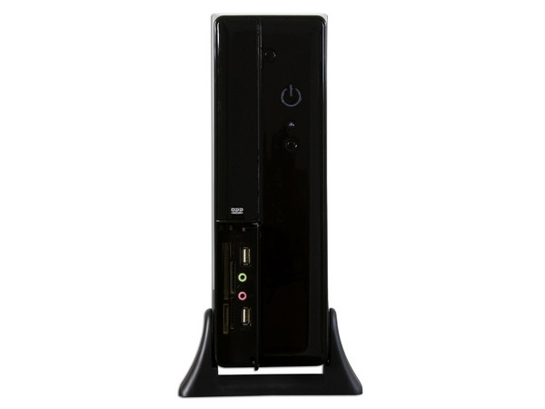 Computadora PC en Línea Slim 7 Negra,
Procesador AMD Sempron 140 a 2.7GHz,
Memoria de 2GB PC2-5300 DDR2,
D.D. de 500GB, Multi DVD±R/RW,
Monitor LCD AOC de 15.6