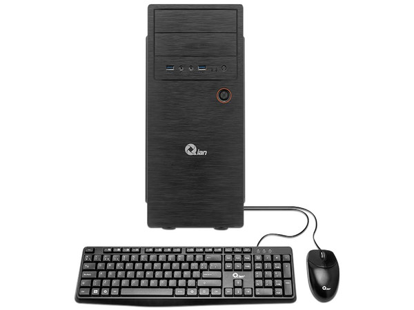 PC de Escritorio Qian QPA-OPC-02B,
Procesador AMD A8 9600 (hasta 3.40 GHz),
Memoria de 8GB DDR4,
Disco Duro de 1TB,
Video Radeon R7,
S.O. No Incluye. Incluye Teclado y Mouse.