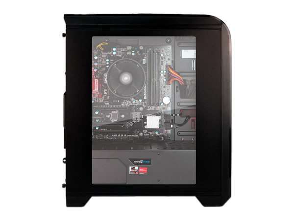 PC Gamer VORAGO  CSG500 ,
Procesador AMD Ryzen 5 5600G (hasta 4.4 GHz),
Memoria de 8GB DDR4,
Disco Duro de 1TB,
S.O. Windows (Versión de prueba), Color Negra.