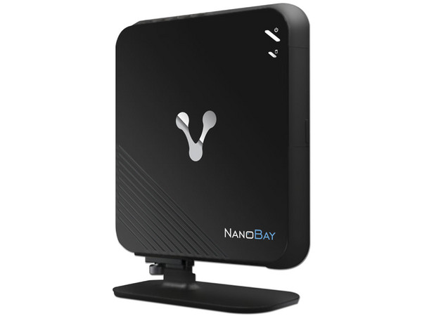 Desktop VORAGO NanoBay,
Procesador Intel Celeron J1800 (hasta 2.58 GHz),
Memoria de 4GB DDR3L,
Disco Duro de 500GB,
Video Intel HD Graphics,
S.O. No Incluye.