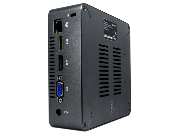 Mini PC VORAGO Nanobay  V3,
Procesador Intel Core i5 7200U (hasta 3.10 GHz),
Memoria de 4GB DDR4,
SSD de 240GB,
Video HD Graphics 620,
S.O. Endless OS