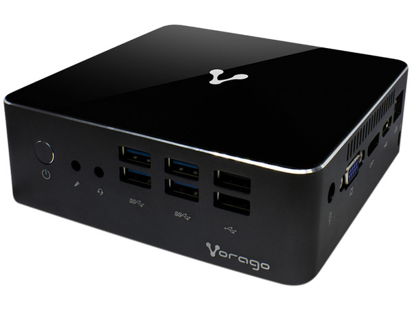 Mini PC de Escritorio VORAGO NANOBAY 3,
Procesador Intel Core i5 7200U (hasta 3.10 GHz),
Memoria de 8GB DDR4,
SSD de 240GB,
Video HD Graphics 620,
S.O. No Incluye