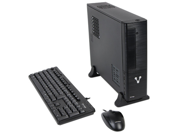 Desktop VORAGO SlimBay 3 J1800-1-END,
Procesador Intel Celeron J1800 (hasta 2.58 GHz),
Memoria de 4GB DDR3L,
Disco Duro de 500GB,
Video HD Graphics,
S.O. Endless OS