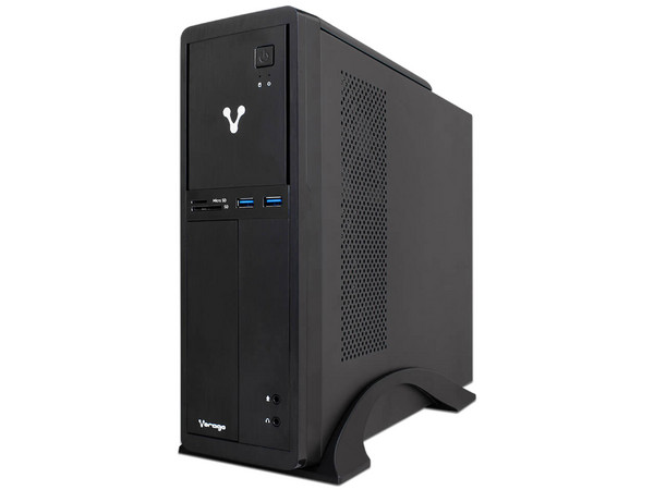 PC de Escritorio VORAGO Slimbay 4,
Procesador Intel Core i7 11700 (hasta 4.90 GHz),
Memoria de 16GB DDR4,
SSD de 480GB,
Video UHD Graphics 750,
S.O. No Incluye