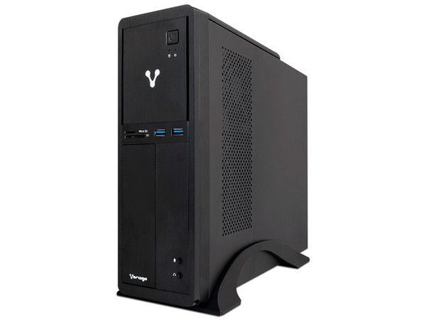 PC de Escritorio VORAGO Slimbay 4,
Procesador Intel Celeron N 4020 (hasta 2.8 GHz),
Memoria de 4GB DDR4,
SSD de 120GB,
Video UHD Graphics 600,
S.O. No Incluye