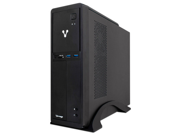 PC de Escritorio VORAGO Slimbay 4,
Procesador Intel Celeron G5905  (hasta 3.50 GHz),
Memoria de 4GB DDR4,
SSD de 120GB,
Video UHD Graphics,
S.O. No Incluye