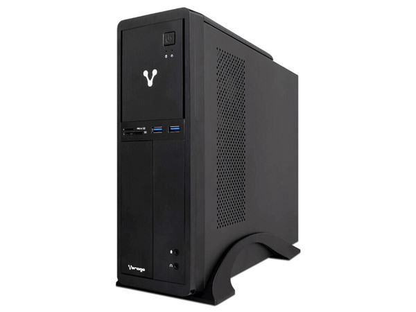 PC de Escritorio VORAGO Slim Bay 4,
Procesador Intel Pentium G G6400 (hasta 4.0GHz),
Memoria de 4GB DDR4,
SSD de 240GB,
Video UHD Graphics 610,
S.O. No Incluye