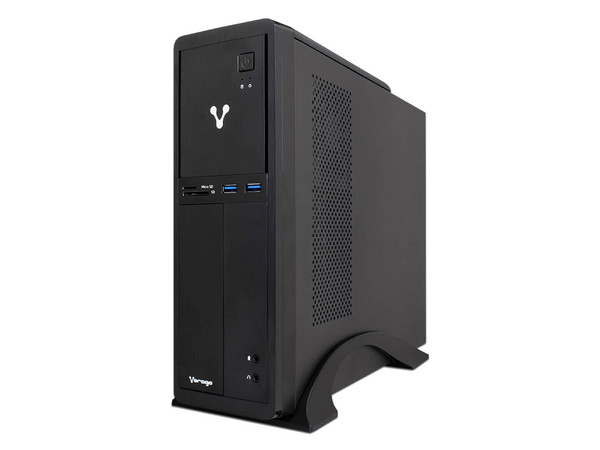 PC de Escritorio VORAGO Slimbay 4,
Procesador Intel Core i3 10105 (hasta 4.40 GHz),
Memoria de 16GB DDR4,
SSD de 240GB,
Video UHD Graphics 630,
S.O. Endless OS.