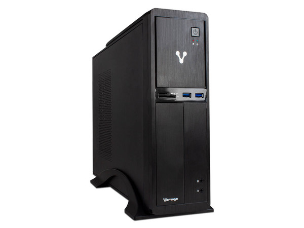 PC de Escritorio VORAGO Slimbay 4,
Procesador Intel Core i3 10105 (hasta 4.40 GHz),
Memoria de 16GB DDR4,
Disco Duro de 1TB,
Video UHD Graphics 630,
S.O. Endless OS.
