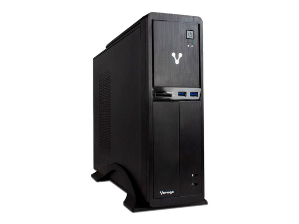 PC de Escritorio VORAGO Slimbay,
Procesador Intel Core i3 10105 (hasta 4.4 GHz),
Memoria de 16GB DDR4,
SSD de 480GB,
Video UHD Graphics 630,
S.O. No Incluye