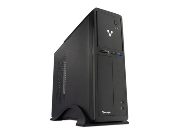 PC de Escritorio VORAGO Slimbay,
Procesador Intel Core i5 10400 (Hasta 4.3 GHz),
Memoria de 8GB DDR4,
SSD de 512GB,
Video UHD Graphics 630,
S.O. No Incluye