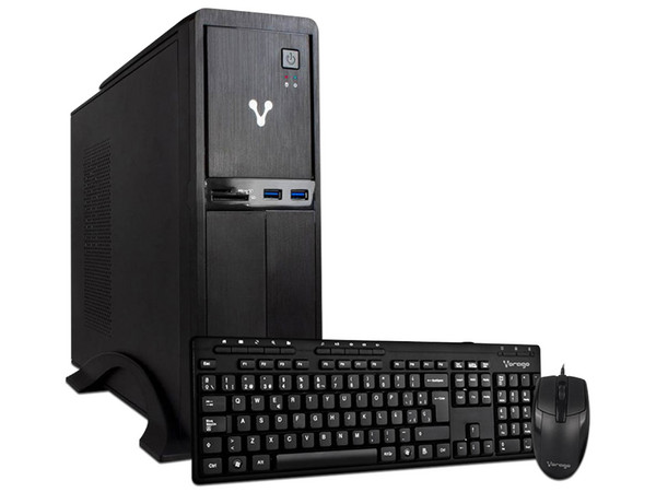PC VORAGO SLIMBAY 4,
Procesador Intel Celeron N3050 (hasta 2.16 GHz),
Memoria de 4GB DDR4,
Disco Duro de 1TB,
Video HD Graphics,
S.O. Endless OS