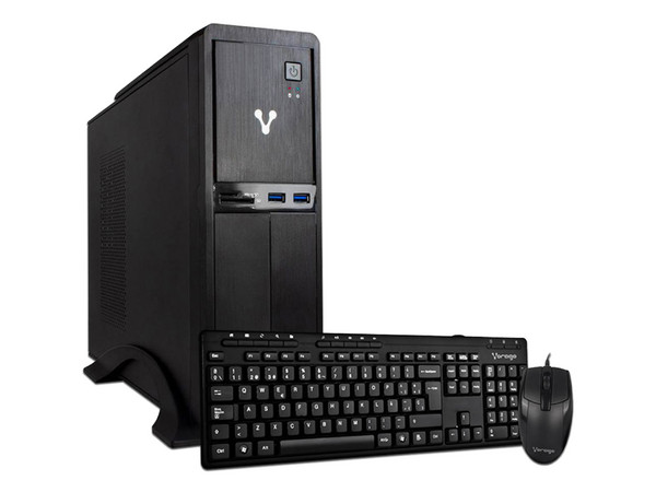 Mini Computadora VORAGO Slimbay 4,
Procesador AMD Ryzen 3 3200G (hasta 4.0 GHz),
Memoria de 8GB DDR4,
SSD de 240GB,
Video Radeon Vega 8,
S.O. Endless OS.