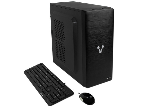 Desktop VORAGO Volt III,
Procesador Intel Celeron J1800 hasta 2.58 GHz,
Memoria de 2GB DDR3L,
Disco Duro de 500GB,
Video Intel HD Graphics,
S.O. No Incluye.