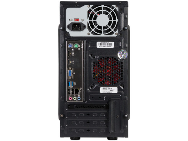 Desktop VORAGO Volt III,
Procesador Intel Core i3 7100 (3.90 GHz),
Memoria de 4GB DDR4,
Disco Duro de 1TB,
Video HD Graphics 630,
S.O. No Incluye
