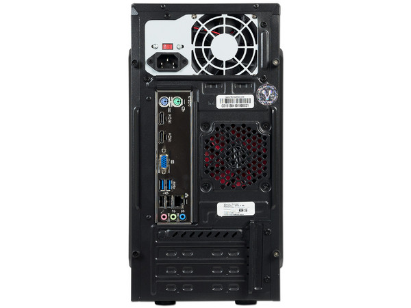 Desktop VORAGO Volt 3,
Procesador Intel Pentium G4400 (3.30 GHz),
Memoria de 4GB DDR4,
Disco Duro de 1TB,
Video HD Graphics 510,
S.O. Endless OS