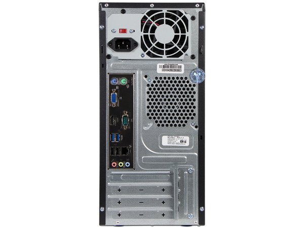 Desktop VORAGO VOLT 4 J3060-END-5,
Procesador Intel Celeron J3060 (hasta 2.48 GHz),
Memoria de 4GB DDR3L,
Disco Duro de 1TB,
Video HD Graphics,
S.O. No Incluye