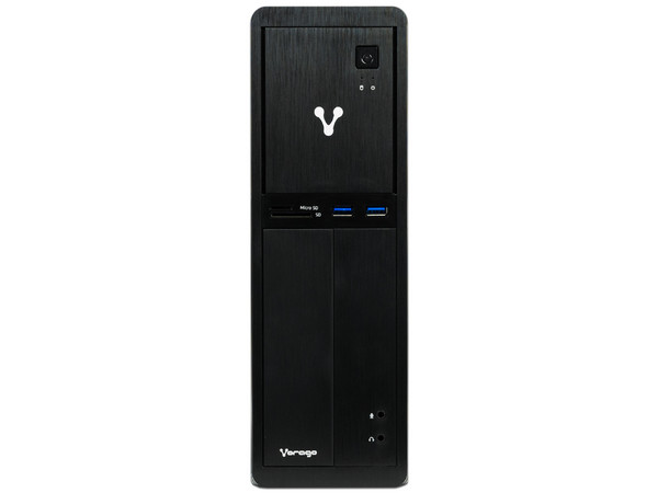 Desktop VORAGO SLIMBAY 4 VOR-SB4J3060END7,
Procesador Intel Celeron J3060 (hasta  2.48 GHz),
Memoria de 4GB DDR4,
SSD de 120GB,
Video HD Graphics,
S.O. Endless OS