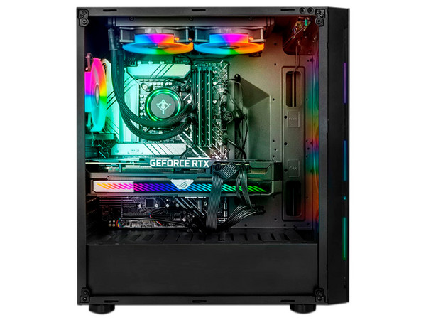 PC Gamer Yeyian Warriors Katana X23,
Video GeForce RTX 3060 Ti,
Procesador Intel Core i7 12700KF (hasta 5.00 GHz),
Memoria de 32GB DDR5,
SSD de 1TB,
S.O. Windows 11 Home (64 Bits). Incluye Diadema Gamer Vicious Serie 3000 YDV-33403.