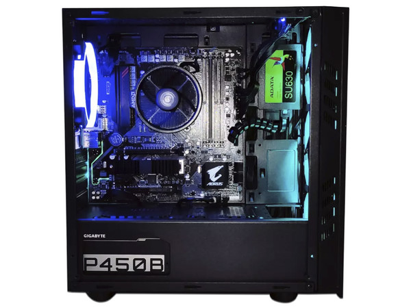 PC Gamer Alta V1.3,
Procesador AMD Ryzen 5 5600G (hasta 4.40 GHz),
Memoria de 8GB DDR4,
SSD de 240GB,
Video Radeon Graphics,
S.O. No Incluye