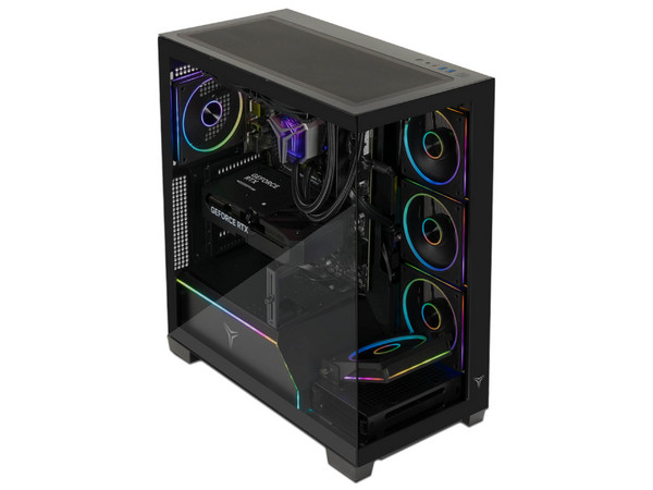 PC Gamer Yeyian Astra X: 
Procesador AMD Ryzen 5 5600X (hasta 4.6 GHz), 
Memoria de 32GB DDR4, 
SSD de 1TB, 
Video NVIDIA GeForce RTX 5070, 
S.O. No Incluido.