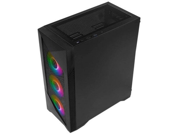 PC Gamer Yeyian 5500C-5601M: 
Procesador AMD Ryzen 5 5500 (hasta 4.2 GHz), 
Memoria de 32GB DDR4, 
SSD de 1TB, 
Video NVIDIA GeForce RTX 5060, 
S.O. No Incluido.