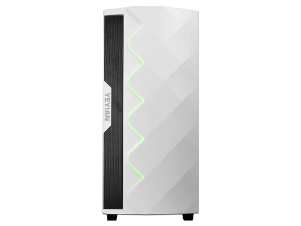 PC de Escritorio Yeyian SAI YPA-SA570GB-01M,
Procesador AMD Ryzen 7 5700G (hasta 4.6 Ghz),
Memoria de 16GB DDR4,
SSD de 1TB,
Video Radeon Graphics,
S.O. Windows 11 Home (Versión de prueba), Color Blanca.