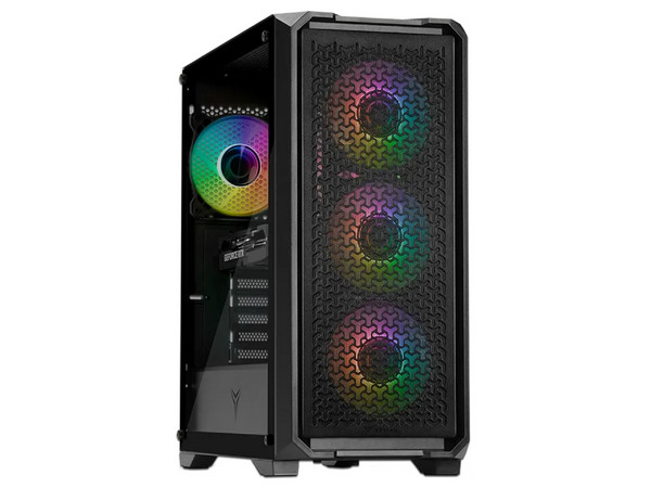 PC de Escritorio Yeyian Vault YPA-VA5500B-3501M,
Procesador AMD Ryzen 5 5500 (hasta 4.2 Ghz),
Memoria de 16GB DDR4,
SSD de 1TB,
Video GeForce RTX 3050,
S.O. Windows 11 Home (Versión de prueba), Color Negra.