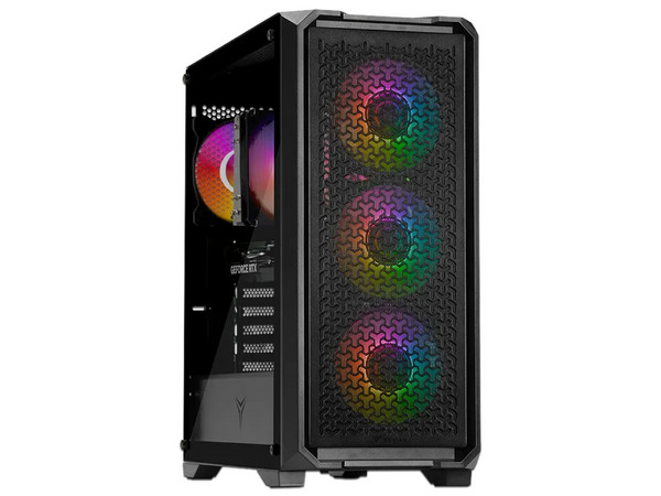 PC de Escritorio Yeyian Vault VA5700C,
Procesador AMD Ryzen 7 5700 (hasta 4.6 Ghz),
Memoria de 32GB DDR4,
SSD de 1TB,
Video GeForce RTX 5060,
S.O. Windows 11 (Versión de prueba), Color Negra.