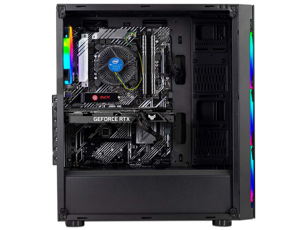 PC Gamer Yeyian YPB-KAT-X12: 
Procesador Intel Core i5 11400F (hasta 4.4 GHz), 
Memoria de 16GB DDR4, 
SSD de 500GB, 
Video NVIDIA GeForce RTX 3060, 
S.O. Windows 11 Home (Versión de Prueba).
