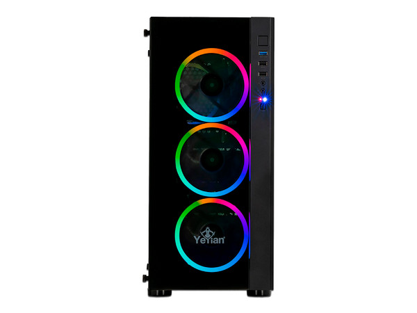 PC Gamer Yeyian YPB-KAT-X12: 
Procesador Intel Core i5 11400F (hasta 4.4 GHz), 
Memoria de 16GB DDR4, 
SSD de 500GB, 
Video NVIDIA GeForce RTX 3060, 
S.O. Windows 11 Home (Versión de Prueba).