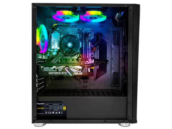 PC de Escritorio Yeyian Warriors Kunai R01,
Procesador AMD Ryzen 5 3600 (hasta 4.20 GHz),
Memoria de 16GB DDR4,
SSD de 1TB,
Video GeForce RTX 2060,
S.O. Windows 10 Home (64 Bits).